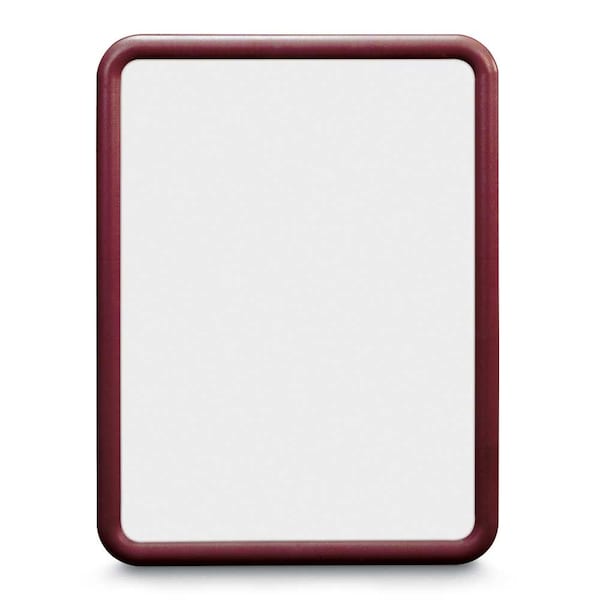 Corkboard, Single Door, Radius Frame, 36x36", Satin/Buff